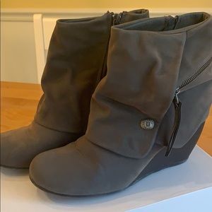 Gray Blowfish Wedge bootie